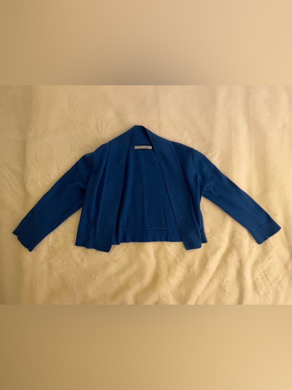 Old Navy Dark Blue Cardigan Sweater Cotton Office Beach Casual Light Cover Up - Picture 9 of 13